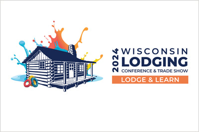 2024 Wisconsin Lodging Conference & Trade Show: Lodge & Learn logo
