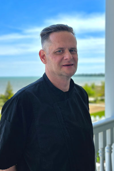 Kevin Rieck fills out this recent round of promotions moving up from Banquet Cook to Executive Chef.
